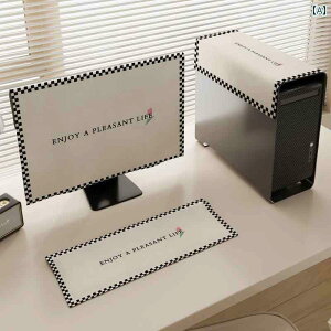 パソコン モニター カバー ほこりよけ ディスプレイ PC デスクトップ 汚れ防止 保護 防塵布 フランネル 家庭 キーボード 本体 セット シンプル おしゃれ