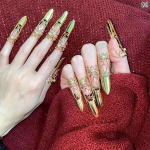 ネイルリング レディース 爪 指 デコレーション アート 個性 舞台 小道具 アクセサリー ウェディング パーティー コスプレ プレゼント おしゃれ キラキラ