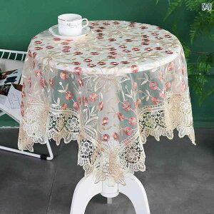 テーブルクロス レース 正方形 長方形 ホームパーティー 上品 おしゃれ 飾り 大判 刺繍 コーヒー リボン 花柄 赤 ピンク 茶