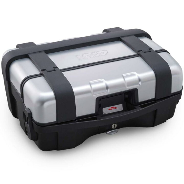 楽天市場】GIVI (ジビ) リアボックス 52L シルバー アルミ製 モノキー 