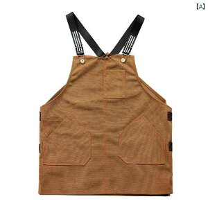 ガーデニングエン レディース メンズ おしゃれ アウトドア キャンバス 作業服 デニム 耐摩耗 庭師 理髪 防水 イエロー グレー グリーン