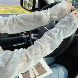 アームカバー レース uvカット 手袋 ロング レディース おしゃれ 紫外線対策 春夏 日焼け防止 薄手 運転 サイクリング ホワイト グレー グリーン