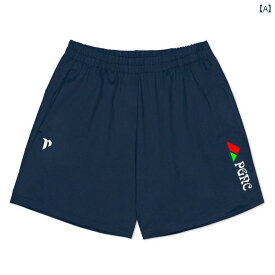 バドミントン ウェア 韓国 ユニフォーム メンズ ショート パンツ テニス 卓球 ランニング スポーツジャージ 速乾 ブルー ホワイト ブラック