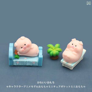 ミニチュア おもちゃ 飾り 装飾 インテリア 子供部屋 カフェ 動物 子豚 シミュレーション ミニ 人形 模型 玩具 人形 男の子 女子 女子 ギフト 車