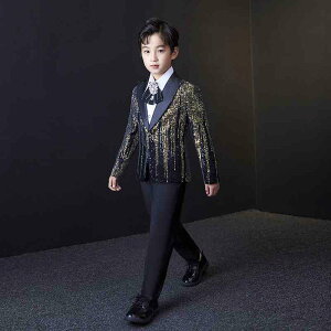 舞台衣装 男の子 キッズ 子供 ハロウィン コスプレ 発表会 正装 カラフル 流れ星 スパンコール キラキラ キラキラ キラキラ キラキラ スーツ フラワーガール ドレス ピアノ パフォーマンス
