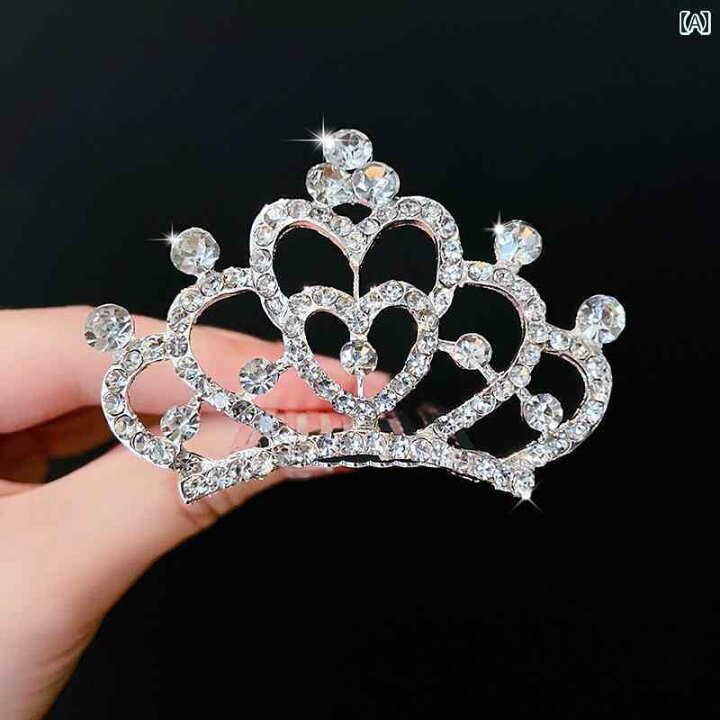 楽天市場】ヘアーアクセサリー 女子 キッズ 子供 クラウン ティアラ  
