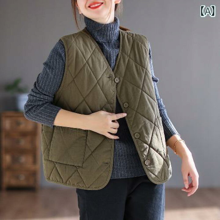楽天市場】キルティング ベスト レディース ファッション アウター  