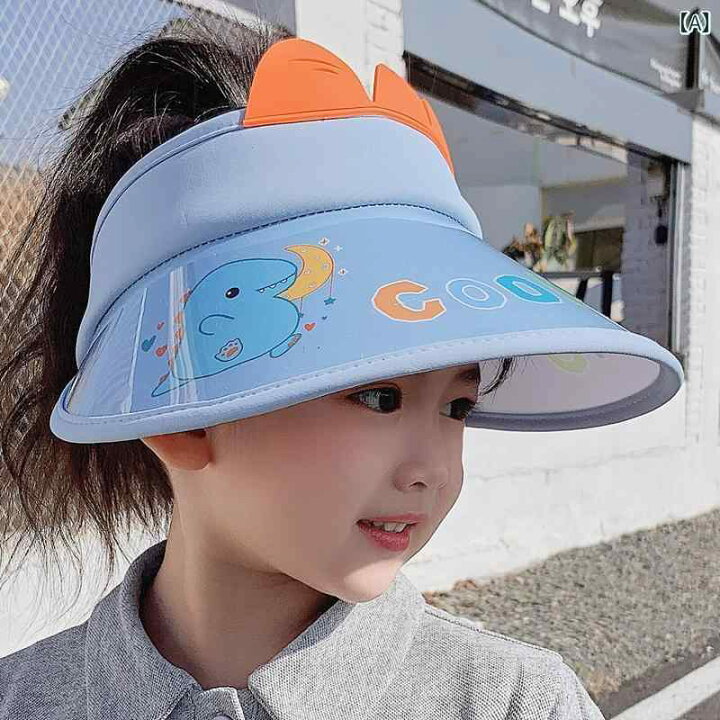 楽天市場】日よけ 帽子 キッズ サンバイザー 子供 暑さ 予防 熱中症 