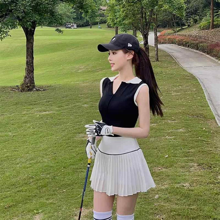 楽天市場】ゴルフウェア レディース おしゃれ 韓国 服 セットアップ 