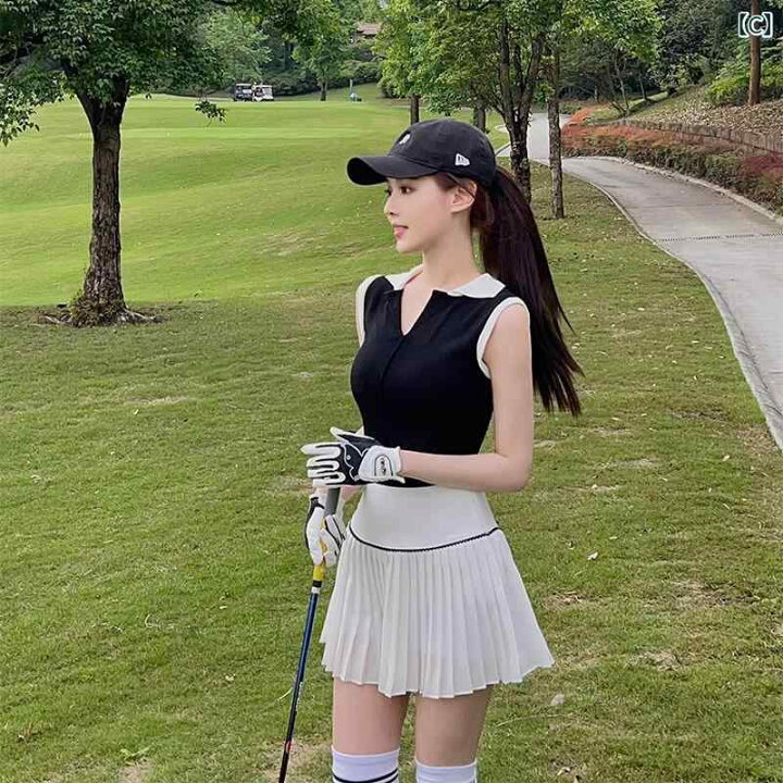 楽天市場】ゴルフウェア レディース おしゃれ 韓国 服 セットアップ 