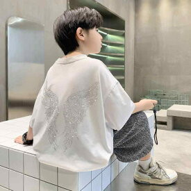 キッズ ファッション トップス 男の子 カジュアル おしゃれ 夏 ボーイズ 半袖 服