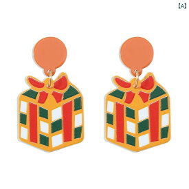 レディース アクセサリー クリスマス ベル イヤリング クリスマス 樹脂 イヤリング