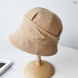 レディース 顔 出し リトル フィッシャーマン ハット 韓国 顔覆う 無地 日よけ 日焼け防止 帽子 春夏 トレンド バケット ハット