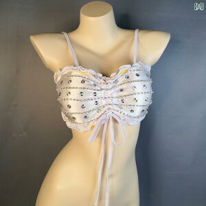 パフォーマンス 衣装 セクシー 舞台 ステージ 大人 ベリーダンス トップスス 魅惑 ダンス 音楽 祭 初心者 トップスス ブラジャー レディース