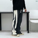 メンズ 生地 厚手 ストレート パンツ 太い 脚 ダンス ストレッチ ウエスト 履やい スポーツ カジュアル スウェットパ…