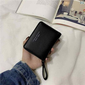 財布 ミニ レディース ウォレット 小銭入れ コンパクト ショート 折りたたみ シンプル カードホルダー ブラック レッド グレー