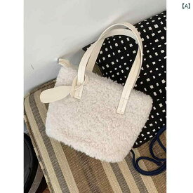 レディース バッグ 普段使い 韓国 ぬいぐるみ 秋冬 トレンディ ファッション ハンドバッグヘルド 小型 トートバッグ シンプル クロス ボディバッグ