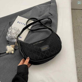 レディース バッグ 普段使い 秋 カジュアル大容量 通勤 クロス ボディバッグ キャンバス 黒 チェック 団子