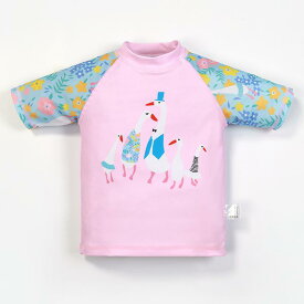 水着 女の子 キッズ ジュニア セパレート スリーピース かわいい キャラクター柄 プール 海水浴 スイミング スクール レジャー 高弾性 ポリエステル素材