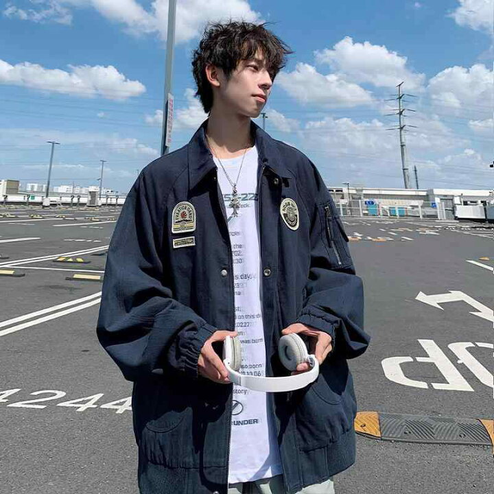 楽天市場】ジャケット メンズ ワークジャケット ブルゾン スタジャン 