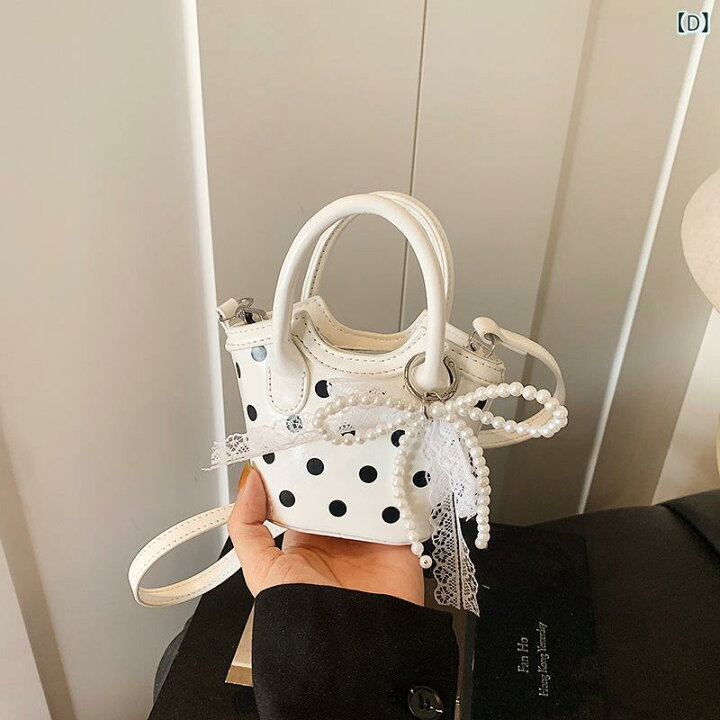 楽天市場】バッグ キッズ 女の子 秋冬 レトロ ドット柄 ミニ 