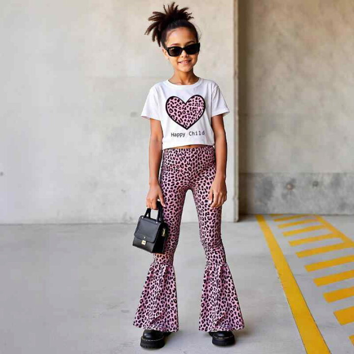 楽天市場】子供服 女の子 セットアップ 半袖 Tシャツ ロングパンツ 