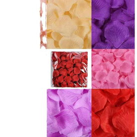 花びら バラ フェイクフラワー プロポーズ 結婚式 披露宴 ウェディング ベッドデコレーション フラワーペタル 飾り付け 新婚部屋 サプライズ 多展開