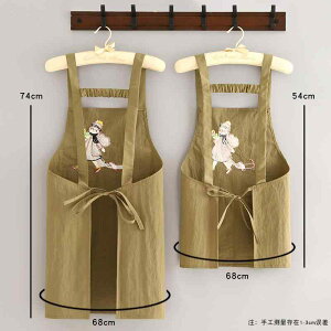 エプロン レディース おしゃれ 撥水加工 防水 防汚 汚れにくい 耐摩耗性 丈夫 キッチン 家庭用 家事用 作業服 仕事着 業務用 タスラン素材 韓国