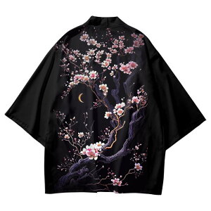 羽織 メンズ 男性用 春夏 侍 サムライ レトロ 和風 着物 和装 ストリート カジュアル 浴衣 カーディガン 開襟 コスプレ 衣装