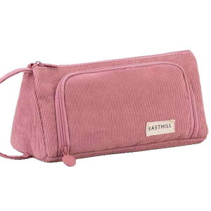 ペンケース 小学生 中学生 男女兼用 大容量 ペン差し付き シンプル おしゃれ 筆箱 マカロンカラー 無地 多色展開 三角 コーデュロイ 韓国 学校 文房具 学習用品