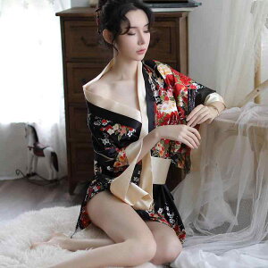 コスプレ レディース セクシーランジェリー 和服風 浴衣ローブ かわいい ナイトウェア ルームウェア ポリエステル素材 春夏