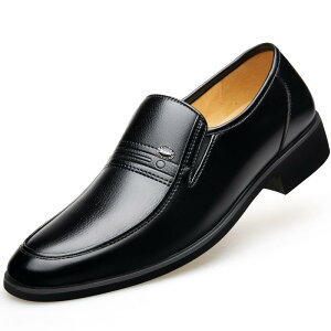 革靴 メンズ 中高年向け 本革 ビジネス フォーマル カジュアル ローファー ラウンドトゥ くり抜き 通気性 スリッポン レザーシューズ 春夏 軽量 ゴム底