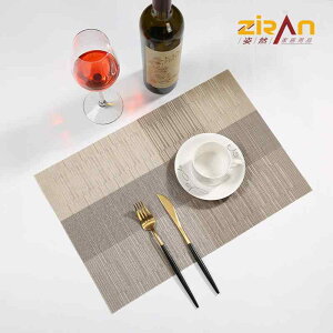 ランチョンマット テスリン PVC素材 滑り止め 防水 防油 耐熱 食卓 ダイニング キッチン テーブル用 スクエア 竹節柄 おしゃれ モダン ダークグレー ライトグレー シャンパン ブラウン 拭き取