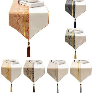 テーブルランナー モダンラグジュアリー 北欧 シンプル 幾何学模様 ダイニングテーブル コーヒーテーブル 茶卓 ポリエステル素材 デコレーション 飾り布 おしゃれ ロング