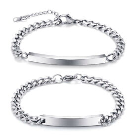 ブレスレット メンズ レディース ユニセックス ペア カップル 4mm 7mm 幅 光沢 バープレート ステンレス チタン シンプル カジュアル 腕輪 普段使い オフィス ビジネス 上品 おしゃれ プレゼント ギフト ゴールド ブラック ローズゴールド