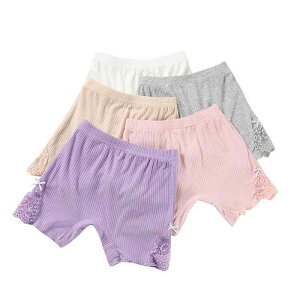 ショーツ 女児 キッズ ジュニア 小学生 中学生 モダール 綿混 薄手 透け防止 インナー ペチコート 夏用 吸湿速乾 やわらか 快適 白 グレー ピンク ラベンダー