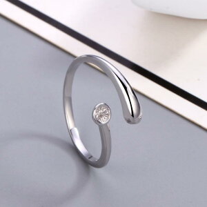 指輪 レディース シルバー パール空枠 光沢 電気メッキ加工 プラチナカラー 台座 開口調節可能 フリーサイズ ラウンド 韓国スタイル フェミニン 普段使い パーティー リングパーツ