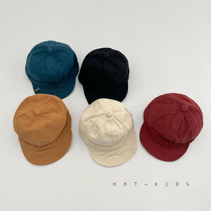 キャップ キッズ ベビー 男の子 女の子 韓国 ウォッシュ加工 綿 コットン 野球帽 ベースボールキャップ つば広 紫外線対策 日よけ 黒 ベージュ 青系 赤系 オレンジ系 春夏 普段使い お出かけ