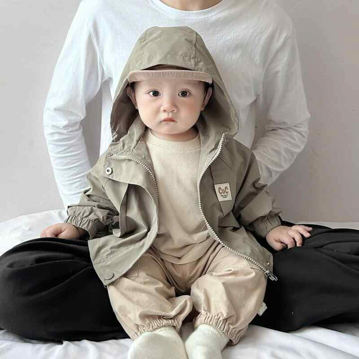 楽天市場】キッズ ベビー服 男の子 春秋 セットアップ ウインド 
