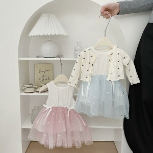 キッズ 女の子 ベビー 幼児 ワンピース プリンセスドレス チュールスカート ノースリーブ キャミソール かわいい おしゃれ 華やか スイート ドリーミー 再生繊維 ポリエステル お出かけ パ