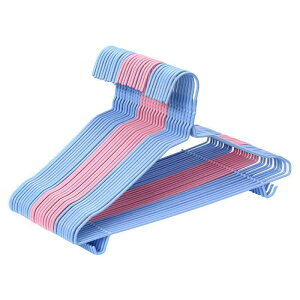 ハンガー 大人用 子供用 跡がつかない 滑り止め 太め 丈夫 家庭用 クローゼット 衣類ハンガー 物干し 洗濯ハンガー フック付き PVC加工