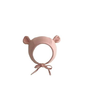帽子 ベビー 赤ちゃん 乳幼児 クマ耳 ニット帽 新生児帽 あご紐付き 綿 かわいい キュート 防寒 保温 通気性 防風 日よけ 紫外線対策 春秋 多展開 ふわふわ 柔らかい