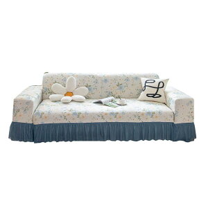 ソファーカバー 夏用 接触冷感 伸縮性 滑り止め 全面保護 シンプル モダン 多機能 組み合わせ L字型にフィット 植物花柄