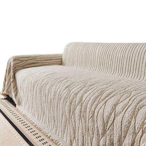 ソファカバー 高級感 モダン フルカバー 全面保護 L字型 カウチ コーナー ソファ対応 起毛素材 ふわふわ ストライプ柄 ゴールド ブラック オレンジ ベージュ ブラウン マルチカバー ソファパ