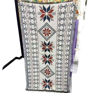 マルチカバー ソファカバー ソファパッド ブランケット レジャーシート ピクニックシート 写真撮影用背景布 ニット 綿麻 コットンリネン エスニック柄 2人掛け ダブル