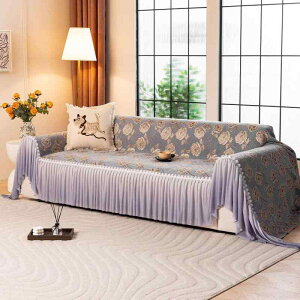 ソファカバー オールシーズン ペット ひっかき防止 全面保護 ソファーシーツ マルチカバー コーナーソファ対応 L字型 ポリエステル ホテルライク 高級感 花柄 グレー グリーン カフェ