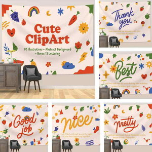 タペストリー 厚手 ポリエステル モダン シンプル かわいい フルーツ柄 イラスト 長方形 壁掛け 背景布 目隠し 部屋飾り インテリア 間仕切り ウォッシャブル