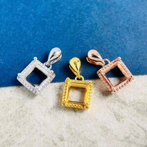 lbNX S925 Vo[ y_ggbv g XNGA Vv i ؕ 6x6mm 8x8mm 10x10mm Xg[Ή dCbLH v`iJ[ [YS[h S[hJ[