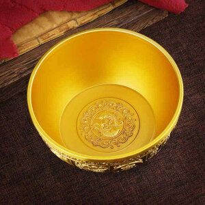 置物 聚宝盆 真鍮製 招財 財運アップ 祥雲 百福 吉祥 縁起物 手作り 銅細工 クラシック レトロ アンティーク調 中国風 アジアンテイスト インテリア 風水 開運 オブジェ 新築祝い 引っ越し祝