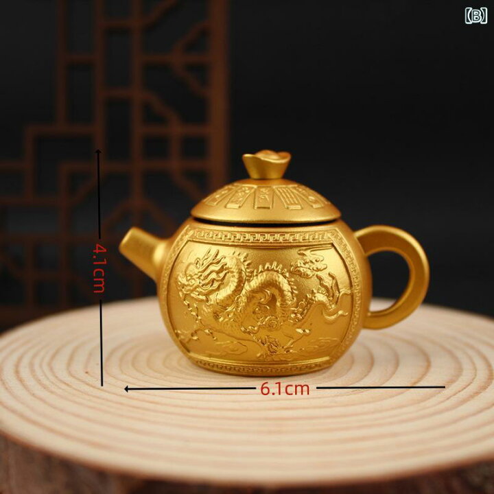楽天市場】工芸品 真鍮製 龍鳳凰 麻雀モチーフ 回転式 握り壺 手遊び 